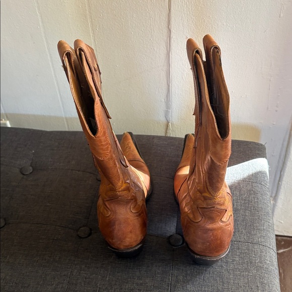 Vintage Stetson Brown Western Cowboy Boots - Picture 3 of 9